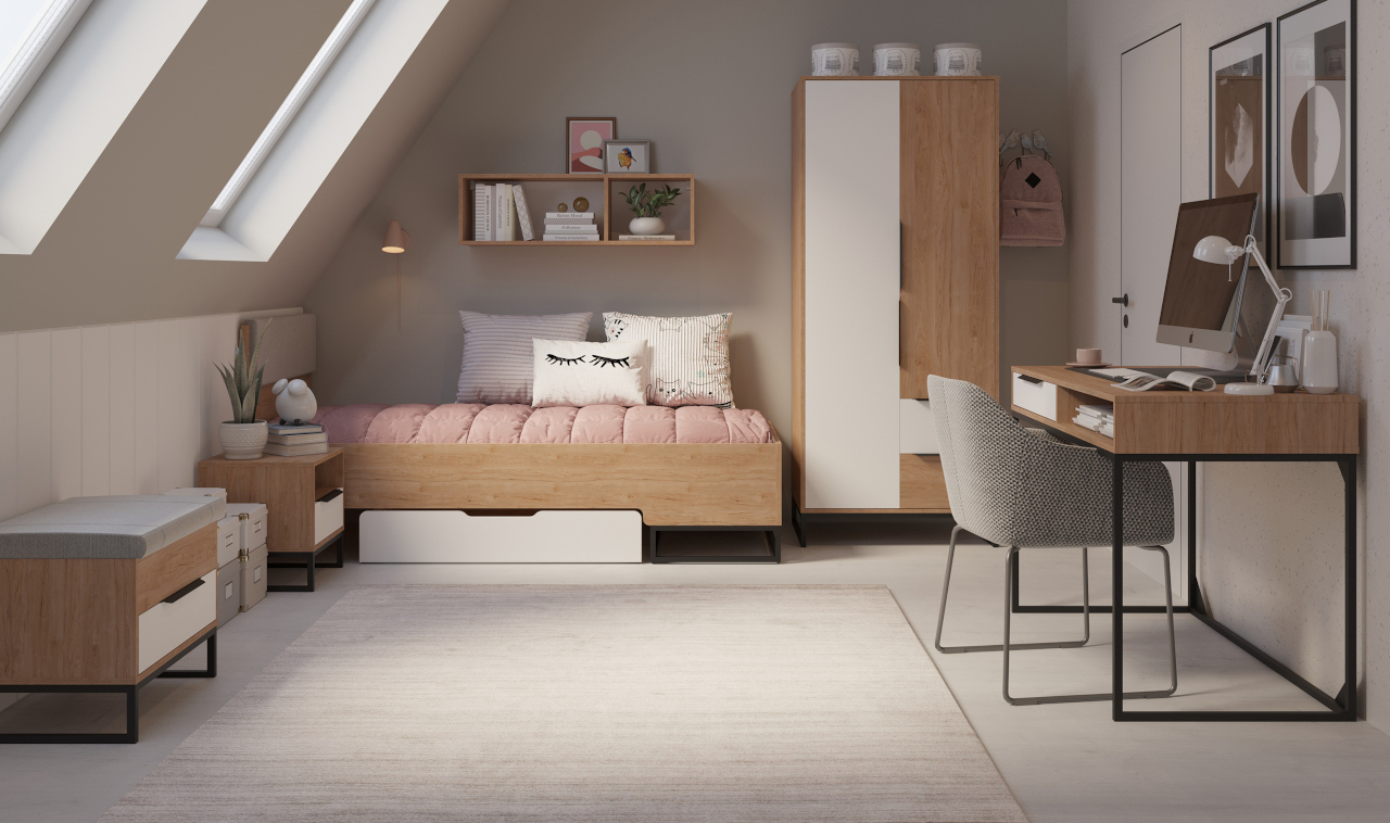 lando bed landro hickory alb
